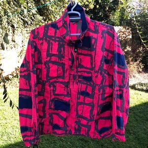 Retro Ocean Pacific windbreaker